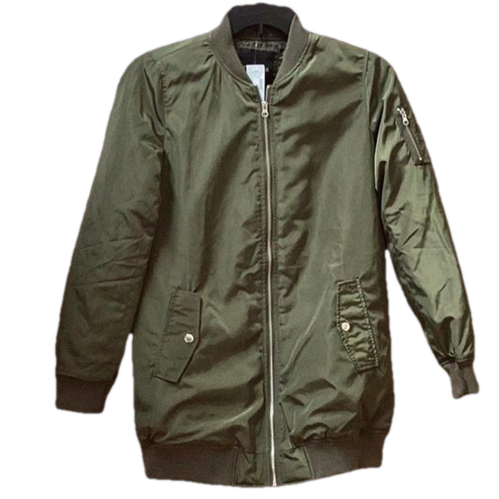 Maurice’s olive green quilt lined jacket, NWT. Women’s size medium